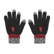 USC Trojans 47 Brand Black SC Interlock Static Gloves